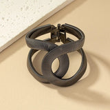 Empress | Women Cuff with Coil Design and Zinc Alloy