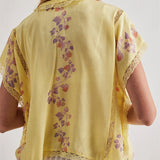 Daisy | Women Top With Chiffon Lace Trim