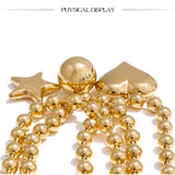 Liré | Women Necklace with Star Pendant and Gold Beads