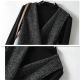 Arvendale | Women's Longline Wrap Vest with Buckle Waist Detail