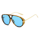 Natalie | Women's Aviator Sunglasses with Double Bridge and Metal Frame