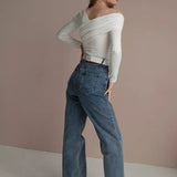 Clara| Women Top With One Shoulder Design