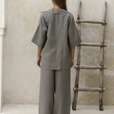 Wrenley | Women's Cotton Two Piece Set Pants