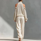 Valentina | Women's Knit Two Piece Set Sweater Pants