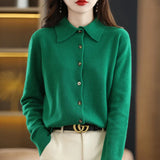 Windsor | Women Cardigan With Wool Blend Buttoned Front