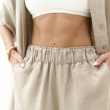 Wrenley | Women's Cotton Two Piece Set Pants