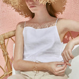 Junia | Women Top With Cotton Linen Blend