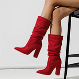 Madison | Women Boots with Pleated Shaft and Toe