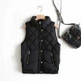 Delphine | Women's Diamond Quilted Jacket with Stand Collar and Zip Closure