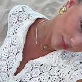 Coral | Women's Crochet Two Piece Set Shorts