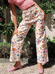 Elsie | Women's Printed Denim Pants with Straight Leg