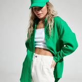 Langley | Women Shirt With Cotton Crinkle Fabric