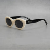 Audrey | Women's Sunglasses with Sculpted Rim and Round Lenses