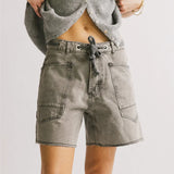 Adi | Women's Shorts with Drawstring Waist and Front Pockets