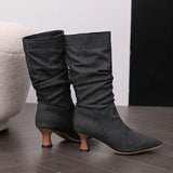 Serene | Women's Boots with Slip-On and Pointed Toe