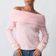 Clara | Women Top With Off Shoulder Knit