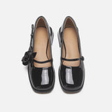 Rosetta | Women Mary Janes with Rose Accent and Glossy