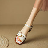 Blaire | Women Sandals with Chunky Heel and Flat