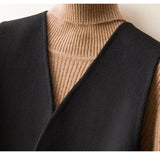 Nathaniel | Men Wool Vest with Structured Layering