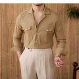Grayson | Men's Cotton Seersucker Cuban Collar Shirt