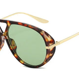 Natalie | Women's Aviator Sunglasses with Double Bridge and Metal Frame