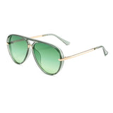 Freya | Women's Aviator Sunglasses with Semi-Transparent Frame