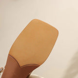 Calista | Women’s Sandals with Straps and Square Toe