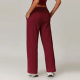 Antonia | Women's High Waisted Running Pants with Elastic Waist