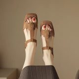 Mirea | Women Sandals with T-Strap and Cushioned Heel