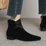 Vivienne | Women’s Boots with Suede and Zipper Closure