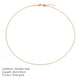 Aurelia | Women Necklace with Layered Design and Stainless Steel