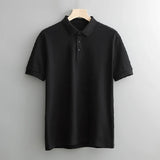 Cedric | Men's Cotton Blend Polo Shirt with V-Shape Fit
