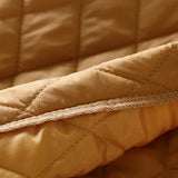 Maren | Women's Diamond Quilted Long Coat with Drawstring Waist