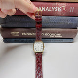 Estoria | Women Wrist Watch with Square Case and Roman Numerals