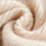 Nina | Women's Wool Knit Wide Leg Pants with High Waist