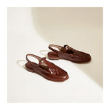 Nerissa | Women's Sandals with Slingback and Woven Detail