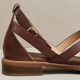 Ravello | Women's Sandals with Leather Straps and Buckle