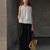 Mila | Women's Pleated Wide Leg Pants with High Waist