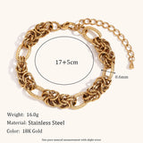 Liora | Women Bracelet with Knotted Design and Stainless Steel