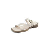 Tahlia | Women's Sandals with Double-Strap and Square Toe