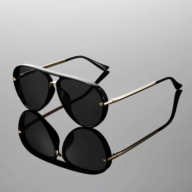 Freya | Women's Aviator Sunglasses with Semi-Transparent Frame