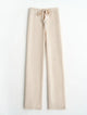 Nina | Women's Wool Knit Wide Leg Pants with High Waist