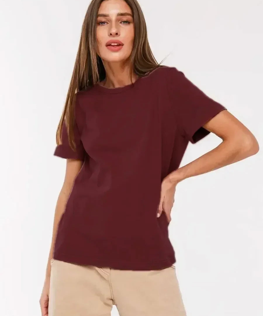 Elise | Women Tee With Relaxed Fit And Cotton