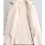 Kate | Women's Wool Cashmere Blend Coat with Belted Waist