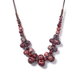 Mira | Women Necklace with Ceramic Beads and Adjustable Cord