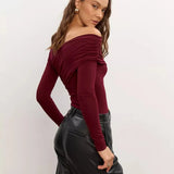 Clara| Women Top With One Shoulder Design