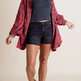 Samara | Women Shirt With Plaid Flannel Design