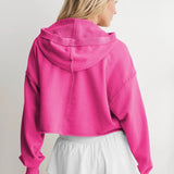 Faye | Women's Cropped Hoodie with Relaxed Fit and Soft Fabric Blend