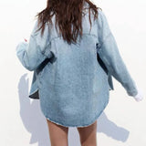 Addison | Women Shirt Jacket With Cotton Denim