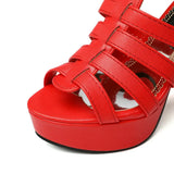 Lacey | Women Platform Heels with Straps and Buckles